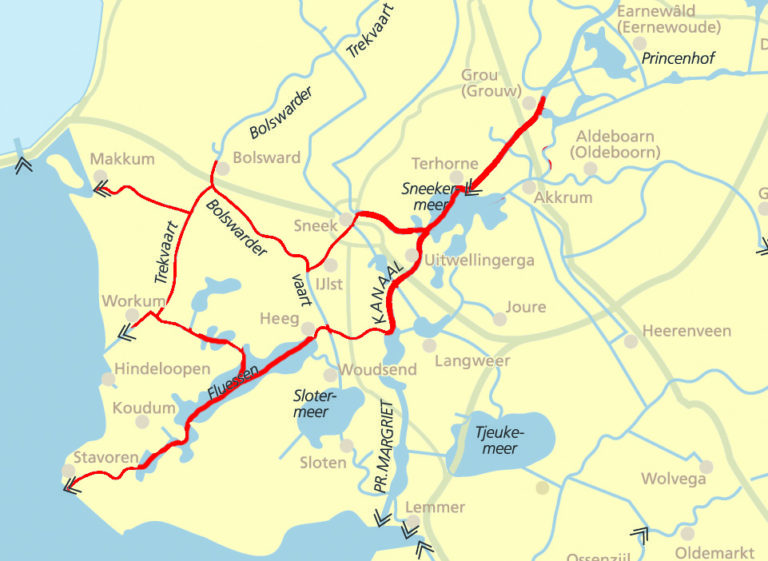 Route map of Fun 4 Kids Route